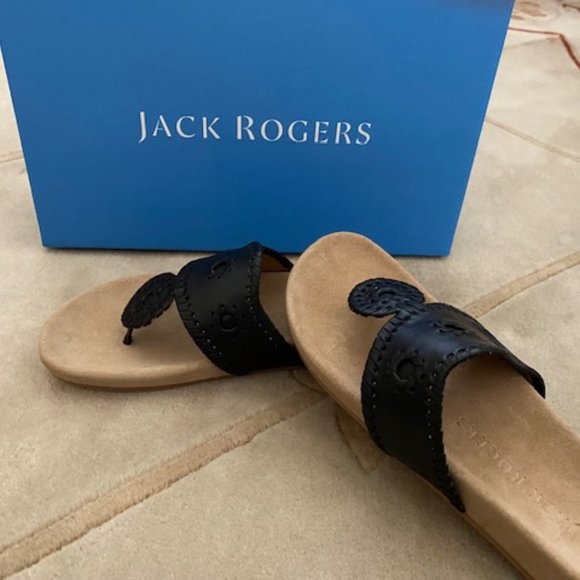 Jack Rogers Shoes - Jack Rogers sandals- black- 6.5